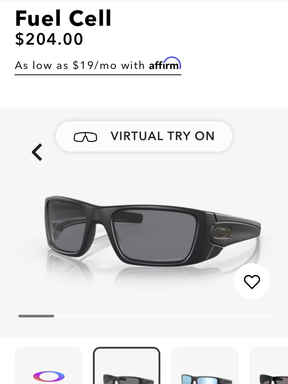 Oakley Fuel Cell Sunglasses Black Frame with Dark Lenses